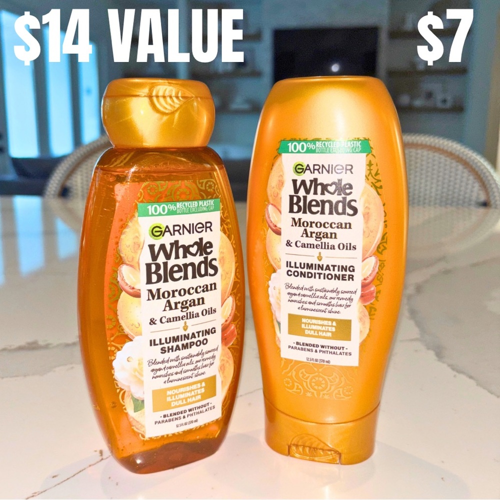 Garnier shampoo and conditioner